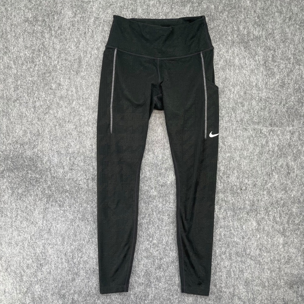 Nike Epic Luxe Pants Womens Small Running Leggings Black DD6490-010